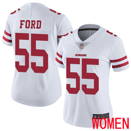 San Francisco 49ers Limited White Women Dee Ford Road NFL Jersey 55 Vapor Untouchable